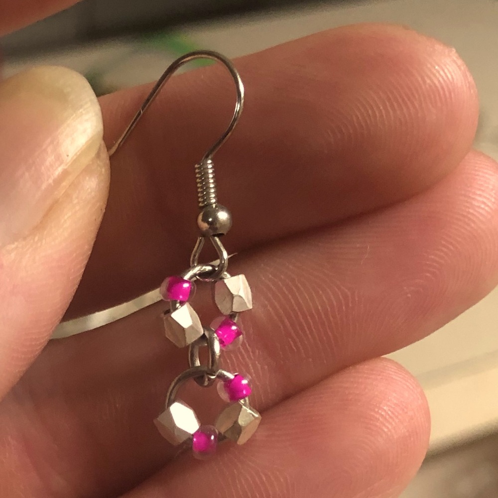 Seed bead earrings